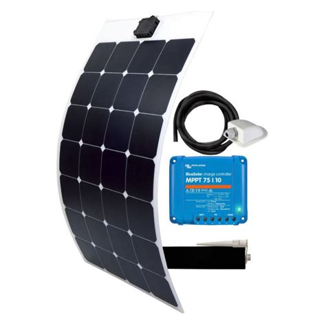 Kit panneau solaire souple 110W MFX et régulateur MPPT VICTRON pour