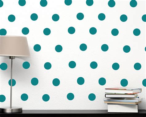 Black Polka Dot Wall Decal Chic Home Decor Bedroom Wall