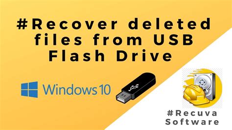 How To Recover Deleted Files From USB Flash Drive YouTube