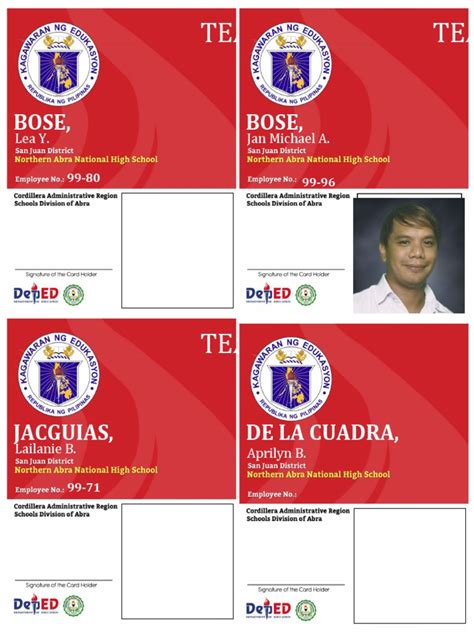 Deped Id Pdf