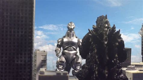 Godzilla Vs Mechagodzilla Stop Motion Youtube