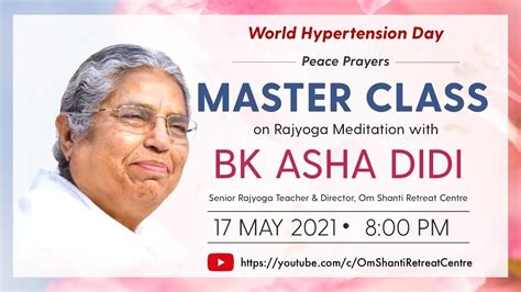 Live Master Class With BK Asha Didi 21 Days Positivity Challenge