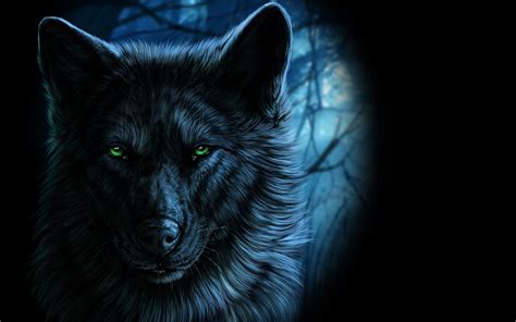 Gray Wolf Wallpaper Wolf Fantasy Art Animals Artwork Hd Wallpaper