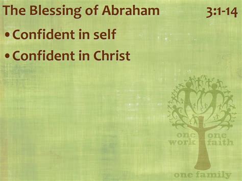 The Blessing Of Abraham 3 Ppt Download