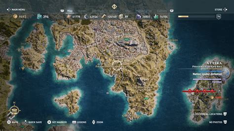 Assassins Creed Odyssey Historical Locations Maps [in Progress