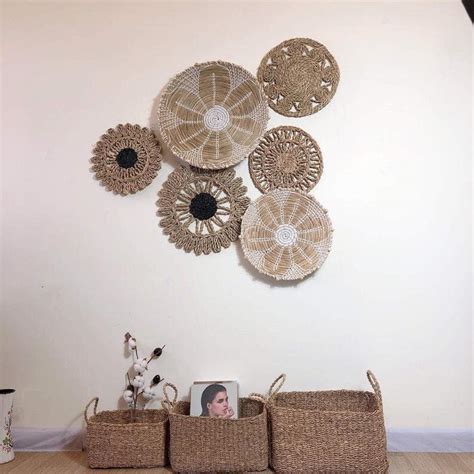 New Design Seagrass Basket Wall Basket Decor For Home Decoration