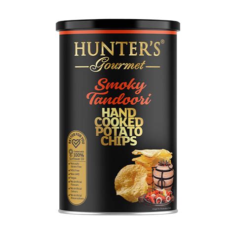 Hunter S Gourmet Hand Cooked Potato Chips Gold Edition Smoky