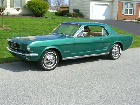 1966 Ford Mustang Ivy Green Metallic With Parchment Interior No