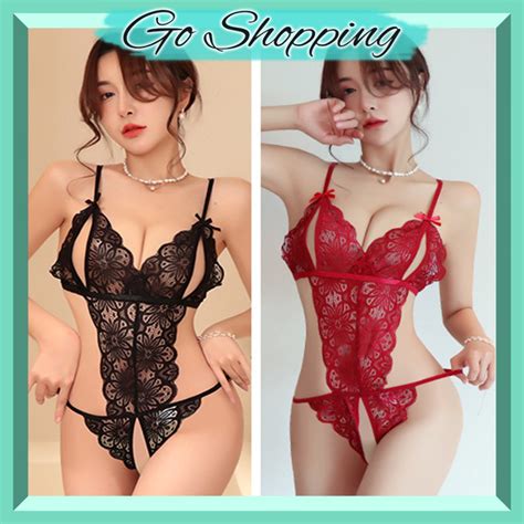 Jual GO BT1207 Lingerie Sexy Cosplay Bodysuit Baju Tidur Wanita Dewasa