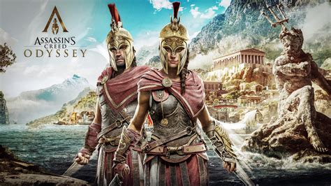 Download Wallpaper Assassin S Creed Odyssey Poster 1920x1080