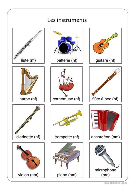 Les Instruments Image Instrument De Musique Instrument De Musique