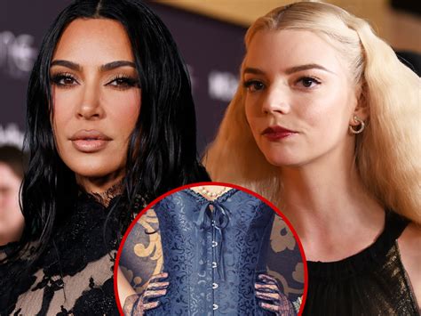 Kim K, Anya Taylor-Joy Spark Body Positivity Controversy with Corset ...