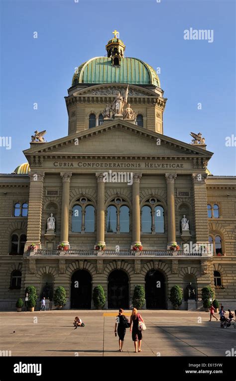 Federal Palace Of Switzerland Parliament Building In The Capital Bern