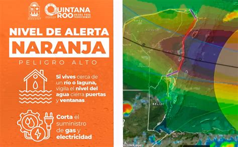 Quintana Roo Activa La Alerta Naranja En El Centro Y Sur Del Estado Por