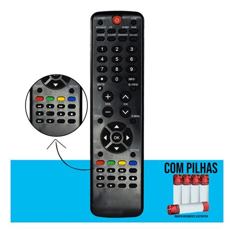 Controle Remoto Tv H Buster Original Mercadolivre