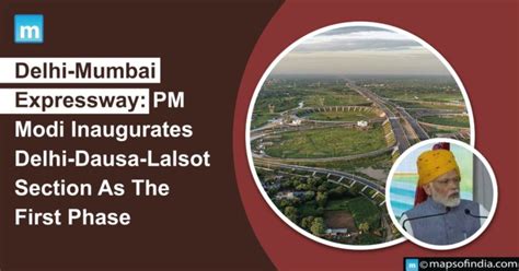 Delhi Mumbai Expressway Pm Modi Inaugurates Delhi Dausa Lalsot Section