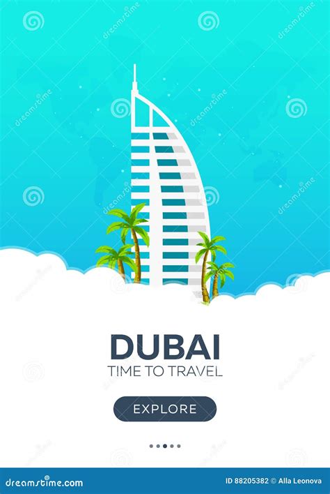 Dubai Large City Map Cartoon Vector CartoonDealer 87767257