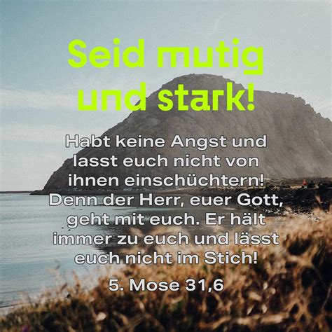 Mose Seid Stark Und Mutig F Rchtet Euch Nicht Und Lasst Euch