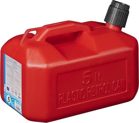 Pro Plus Jerrycan Voor Brandstof Met Schenktuit Rood 5L