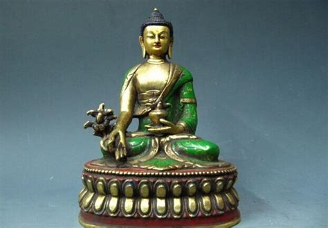 Wholesale Factory Tibet Buddhism Pure Bronze Copper Painted