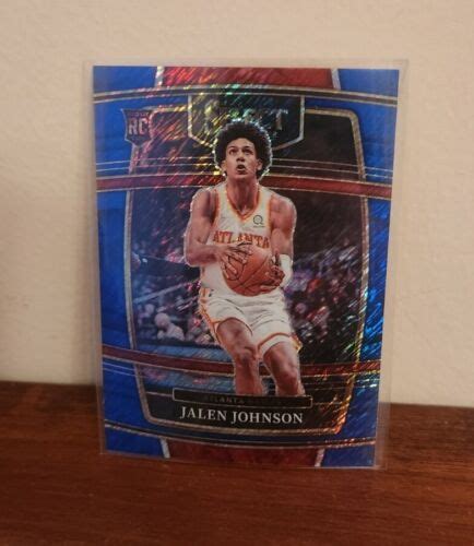 2021 22 Select Jalen Johnson Concourse Blue Shimmer Prizm Rookie RC 17