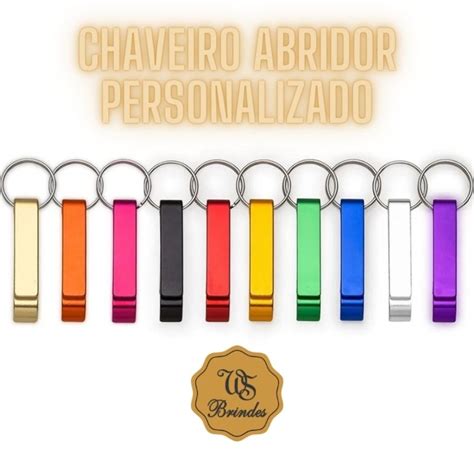 Chaveiro Abridor Personalizado Laser Unidades Elo