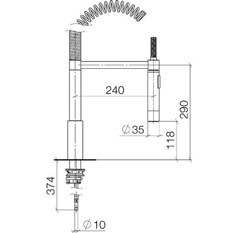 DORNBRACHT Küchenarmatur Tara Ultra druckfest Chrom