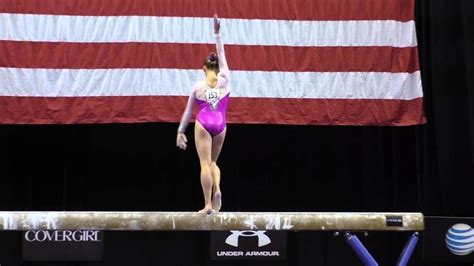 Rachel Baumann Balance Beam 2015 Pandg Championships Jr Women Day