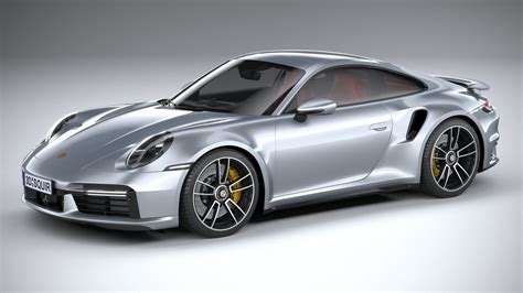 Porsche 911 Turbo S 2021 3D Model CGTrader