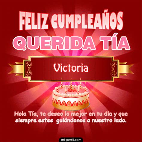 Feliz Cumplea Os Victoria Im Genes Y Gifs De Happy Birthday