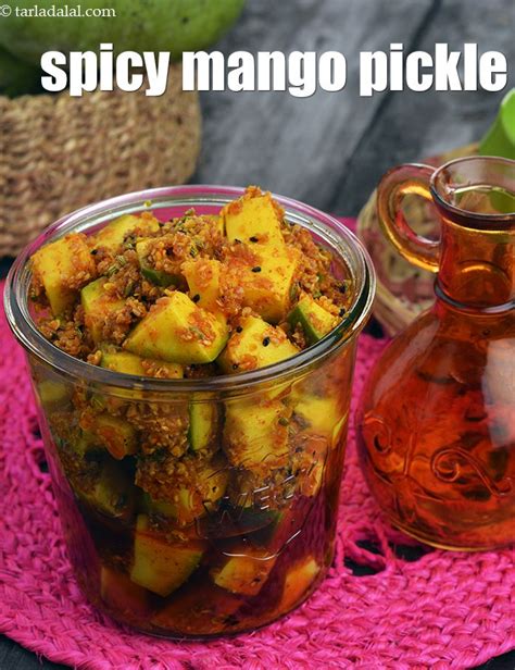 Spicy Mango Pickle Recipe Aam Ka Achar Punjabi Mango Pickle With