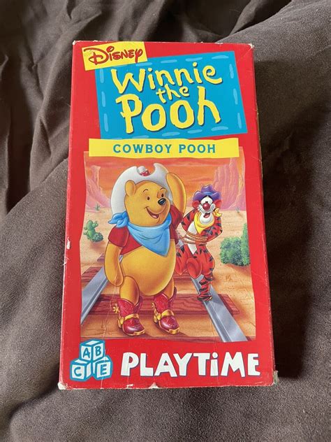 Walt Disneys Winnie The Pooh Playtime Cowboy Pooh Vhs Picclick The