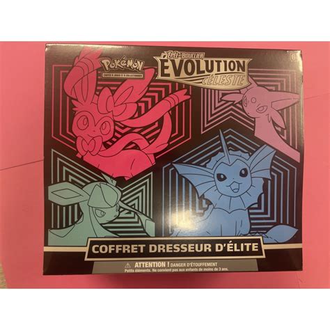 Etb Pok Mon Coffret Dresseur D Elite Evolution C Leste Scell Fr