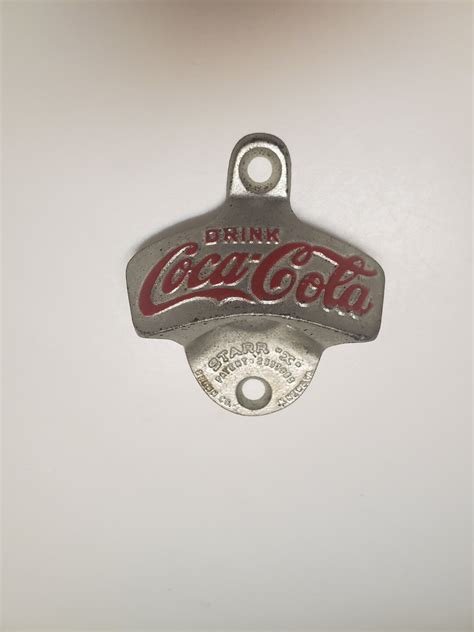 Vintage Starr X Coca Cola Stationary Bottle Opener Etsy