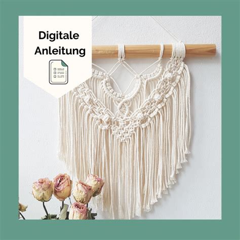 Digitale Anleitung Makramee Weihnachtsbaum Creolla Diy