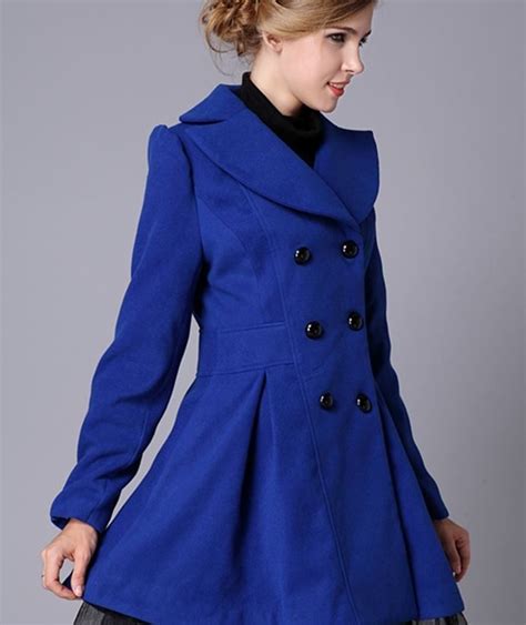 Womens Cobalt Blue Trench Coat Tradingbasis