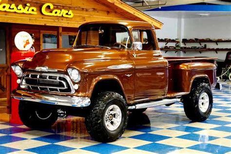 1957 Chevy Truck 4x4 Picapes Antigas Picapes Carros