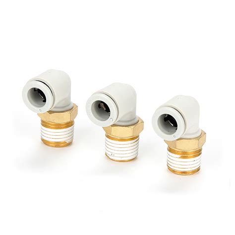 10pcs SMC KQ2L04 M5A PBT Brass Push To Connect Tube Fitting KD EBay