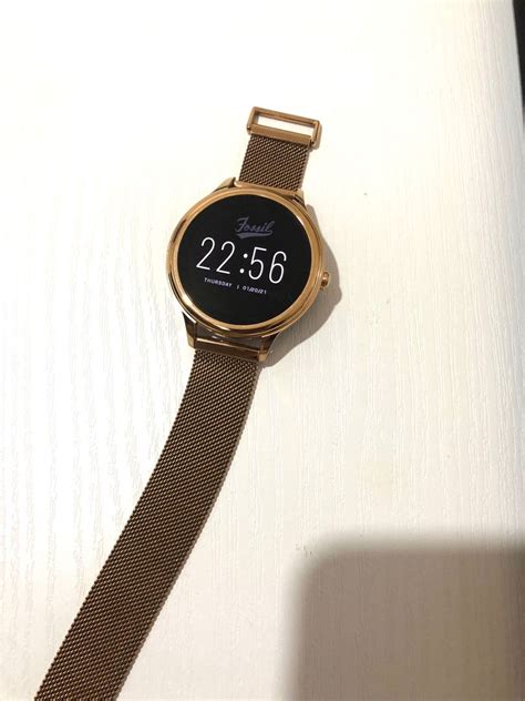 Smartwatch Fossil Gen E Ftw Ftw Rose Gold Mesh Stainless