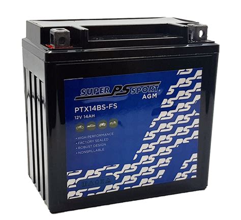 Powersonic Supersport AGM PTX14BS FS 220CCA Battery Forbes Batteries