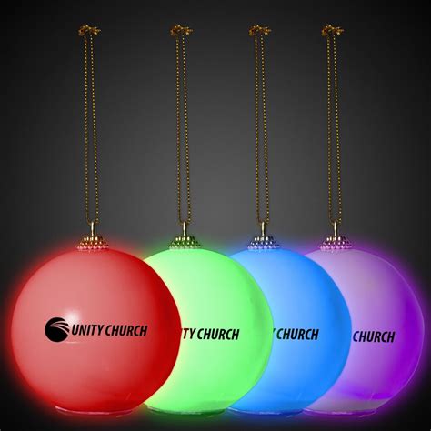 Led Christmas Ornament Light Up Novelties