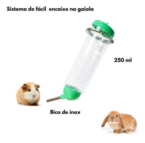 Bebedouro Para Porquinho Da India Hamster Ou Coelho 250 Ml MercadoLivre