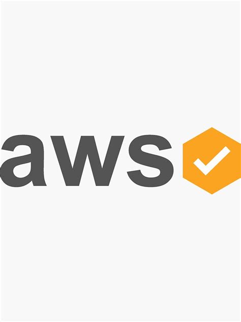 Aws Logo Sticker For Sale By Mrshy Redbubble