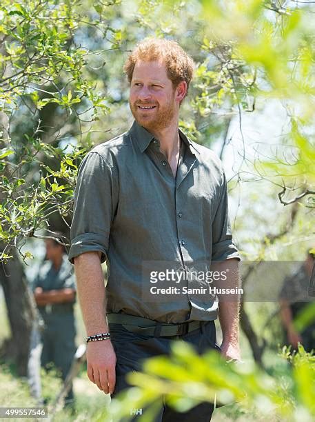 138 Prince Harry Visits South African Wildlife College Stock Photos ...