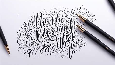 Brush Pen Calligraphy Variations Explore Styles