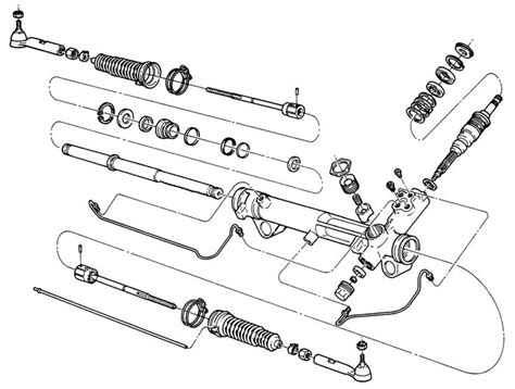 Power Rack And Pinion Parts Diagram Rack Pinion Gear Steerin