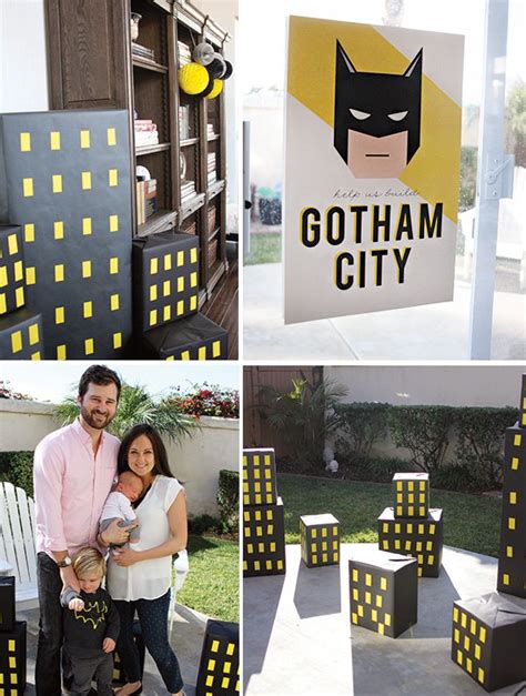 Modern Batman Birthday Party {with DIY Gotham City!} // Hostess with ...