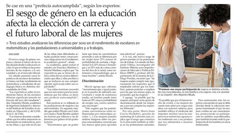 El sesgo de género en la educación afecta la elección de carrera y el