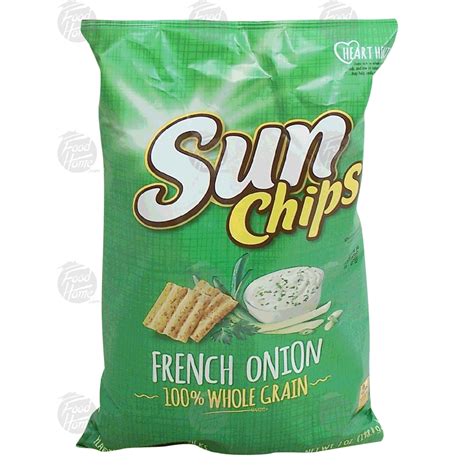 Sun Chips French Onion Flavored Whole Grain Snack Chips 7oz Chips