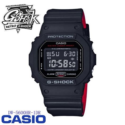 ของแท้ Casio G Shock Watch นาฬิกา รุ่น Dw 5600hr 1dr นาฬิกาข้อมือผู้ชาย